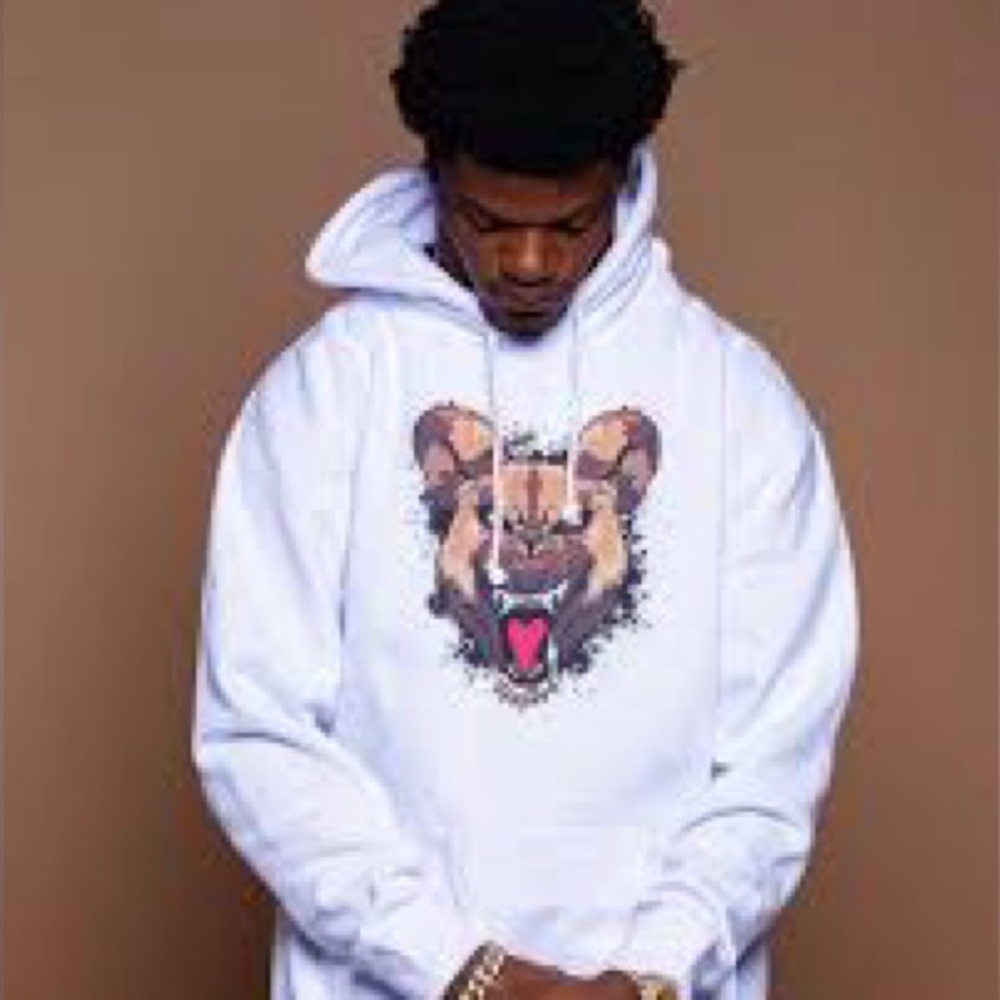 ERA 8 Apparel by Lamar Jackson Fierce Black Hoodie